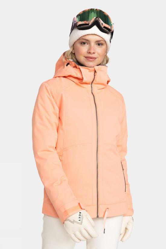 Roxy Womens Meade Ski Jacket Salmon pink Size