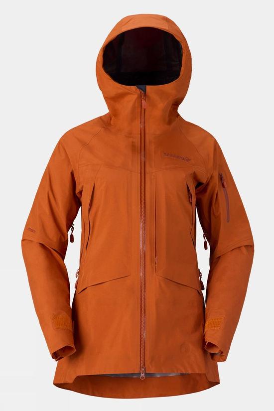 Norrona Womens Møre GTX Jacket Orange Size