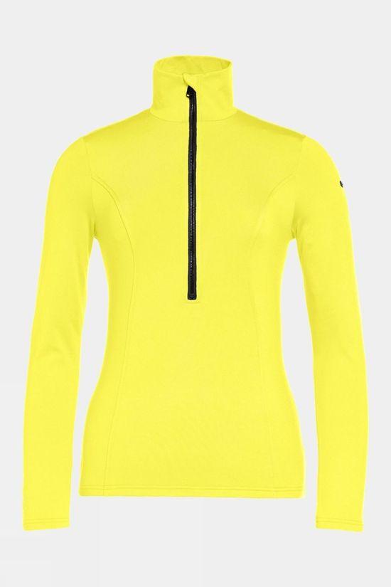 Goldbergh Womens Serena Pully Top Yellow Size