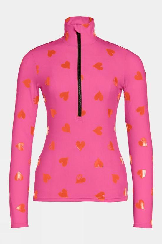 Goldbergh Womans Lovey Ski Pullover Mid Pink Size