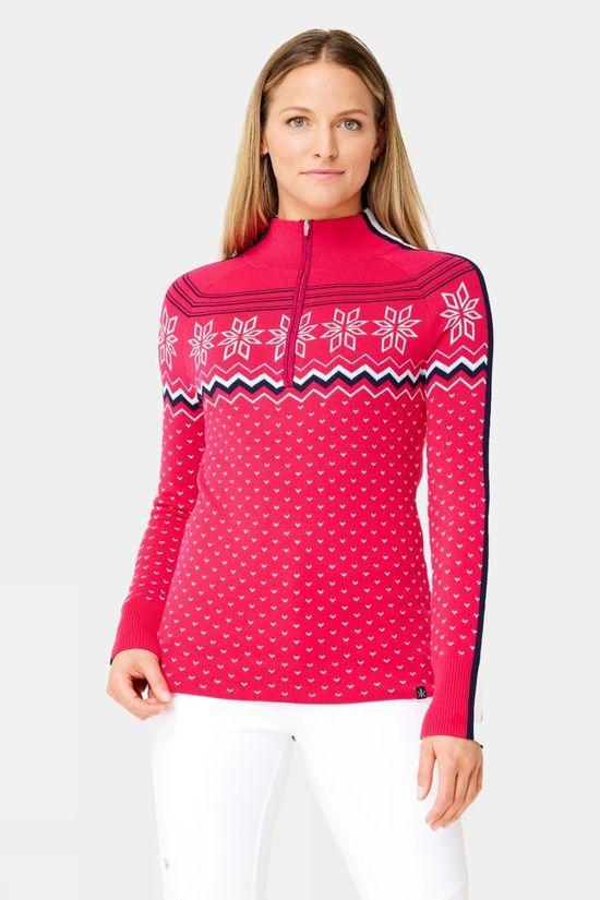 Krimson Klover Womens Snowhut Sweater Mid Pink Size