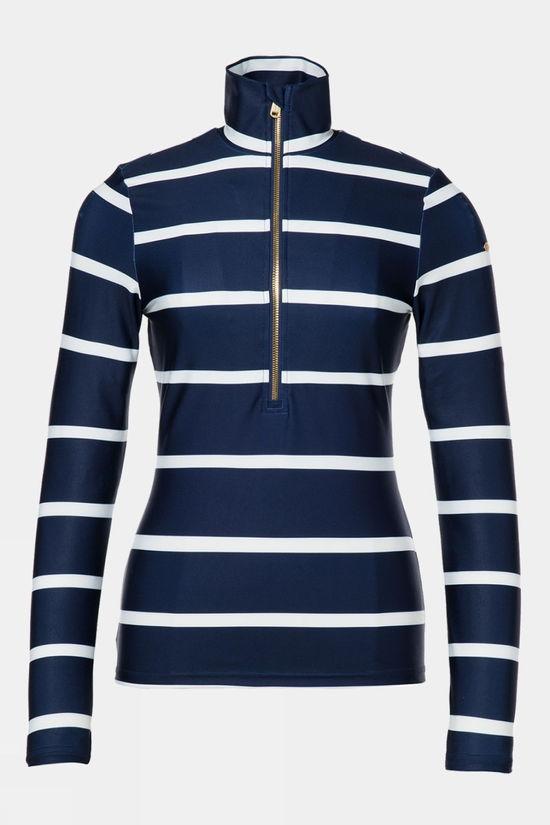 Goldbergh Womens Maxime Ski Pully Half Zip Sweatshirt Navy Size