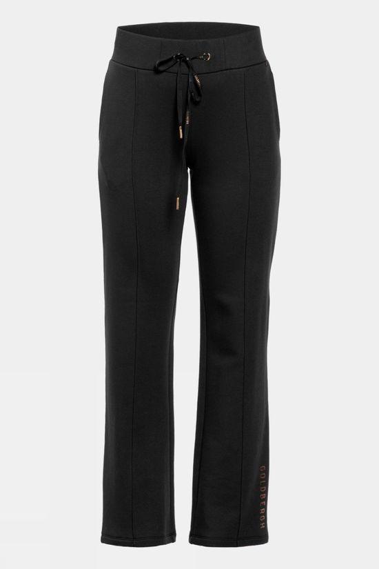 Goldbergh Womens Eloise Wide Leg Sweat Pants Black Size