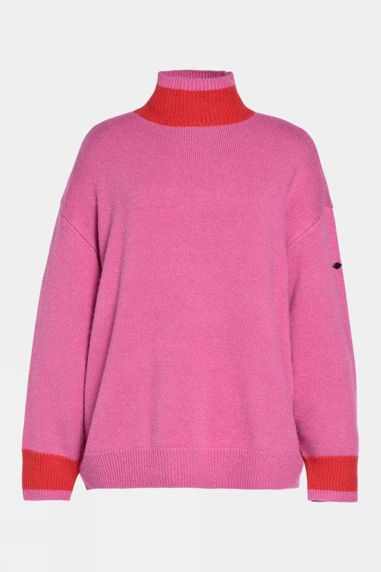 Goldbergh Womens Lilian Knit Sweater Mid Pink Size