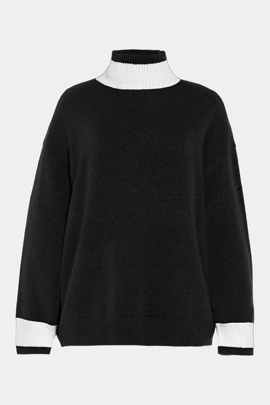 Goldbergh Womens Lilian Knit Sweater Black Size