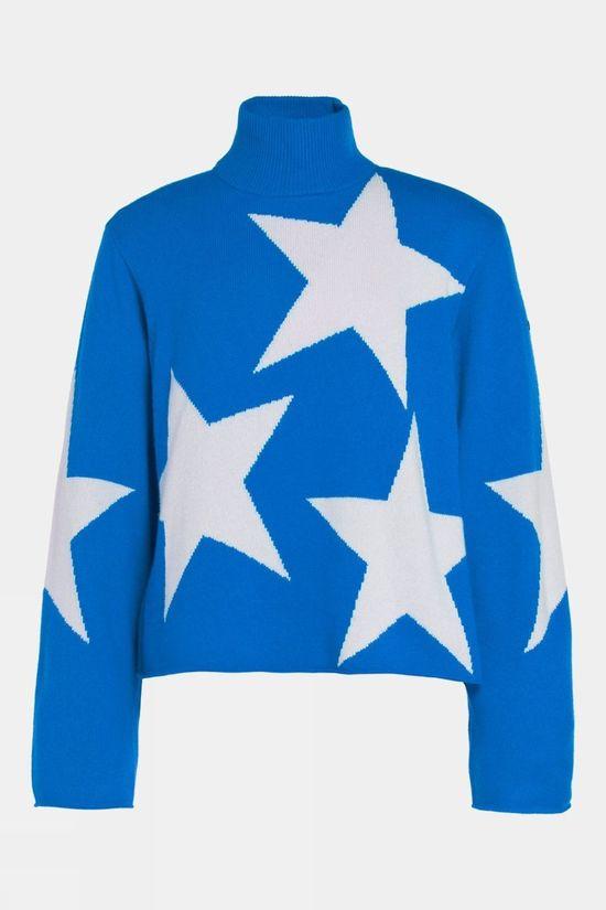 Goldbergh Womens Rising Star Knit Sweater Royal Blue Size