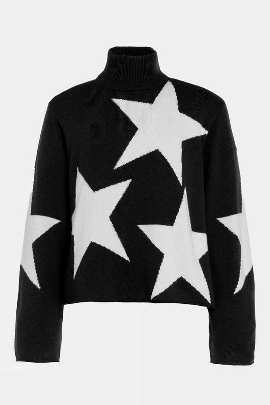 Goldbergh Womens Rising Star Knit Sweater Black Size