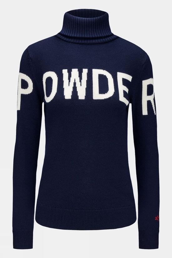 Perfect Moment Womens Powder Sweater II Navy Size