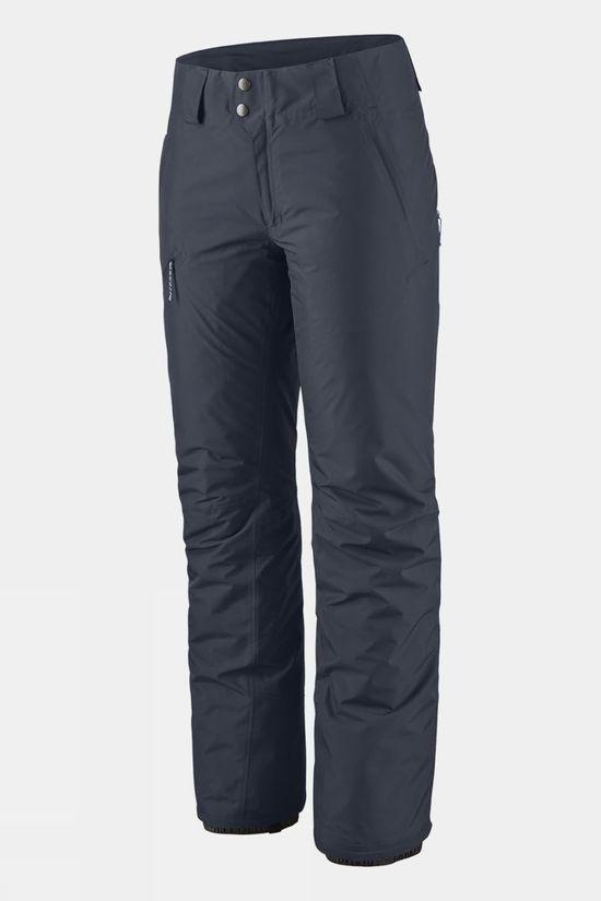 Patagonia Womens Insulated Powder Town Pants - Regular Dk Blue Size