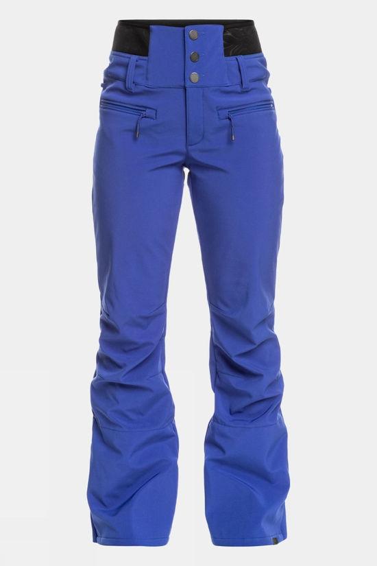 Roxy Womens Rising High Ski Pants - Regular Blue Size