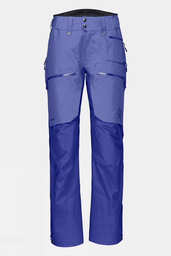 Norrona Womens Lofoten GTX Pro Ski Trousers - Regular Violet Size