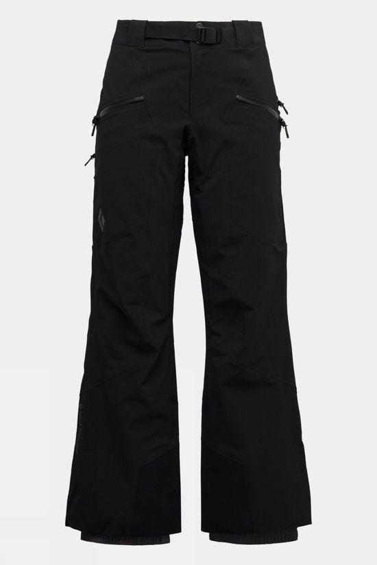 Black Diamond Womens Recon Stretch Insulated Ski Pants - Regular Black Size