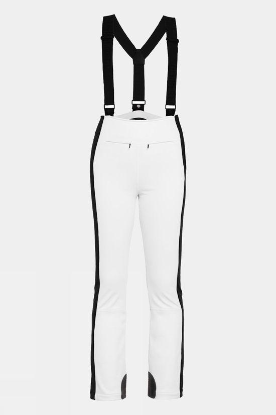 Goldbergh Womens High End Ski Pants - Regular White Size 14