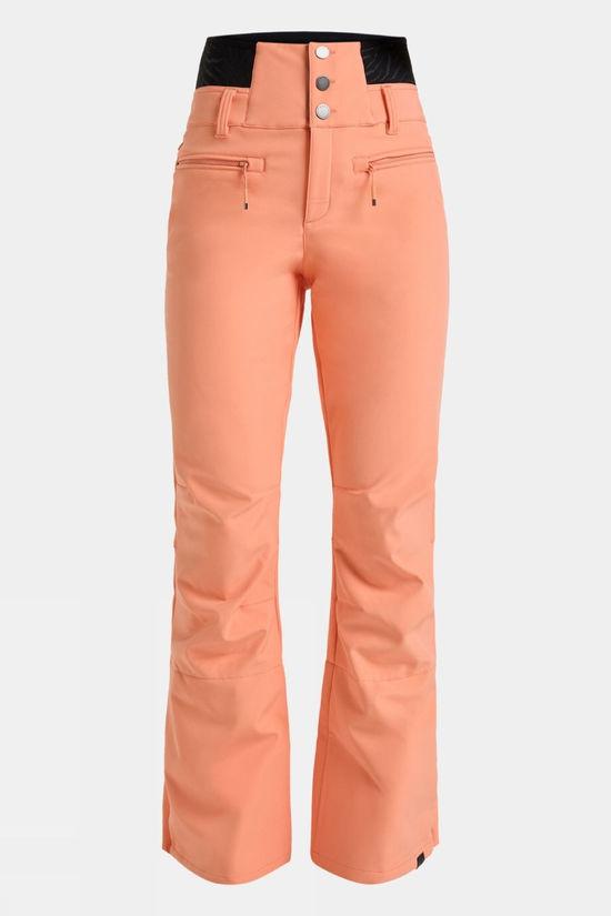 Roxy Womens Rising High Ski Pants Salmon pink Size