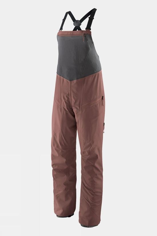 Patagonia Womens Snowdrifter Ski Bib Pants Light Purple Size