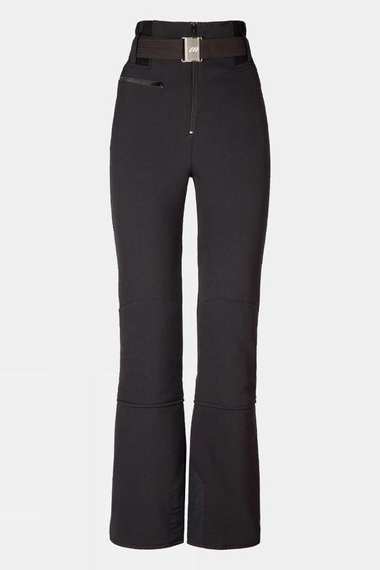 Henri Duvillard Womens Ingrid Softshell Ski Pants - Regular Black Size