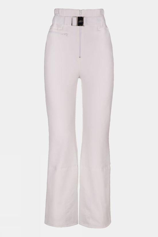 Henri Duvillard Womens Ingrid Softshell Ski Pants - Short White Size 16