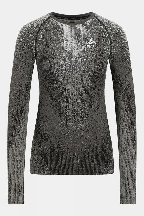 Odlo Womens Blackcomb Eco Crew Neck Long Sleeve Baselayer Black Size