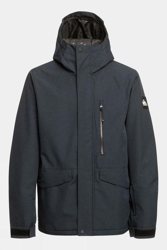 Quiksilver Mens Mission Solid Jacket Black Size