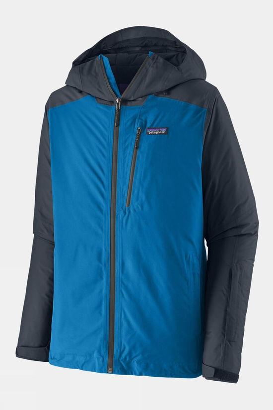 Patagonia Mens Insulated Powder Town Jacket Blue Size