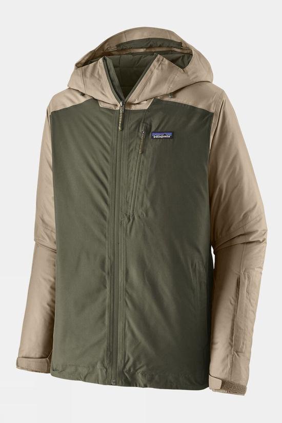 Patagonia Mens Insulated Powder Town Jacket Dk Green Size