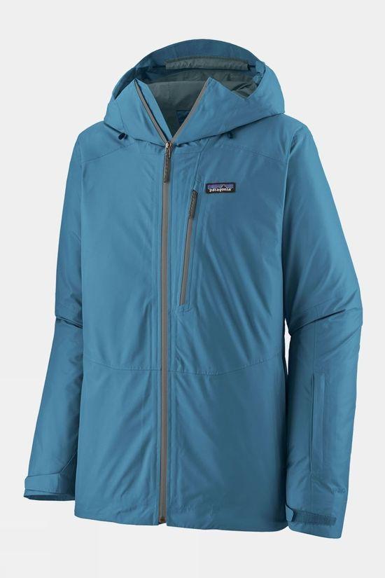 Patagonia Mens Powder Town Jacket Blue Size