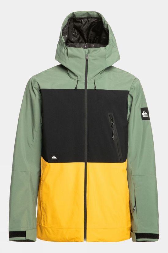 Quiksilver Mens Sycamore Jacket Mid Green Size