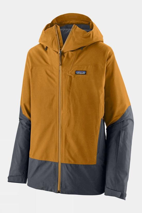 Patagonia Mens Storm Shift Ski Jacket Brown Size