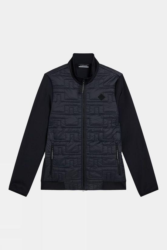 J.Lindeberg Mens Quilt Hybrid Jacket Black Size