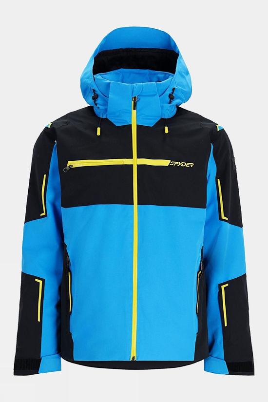 Spyder Mens Titan Jacket Blue Size