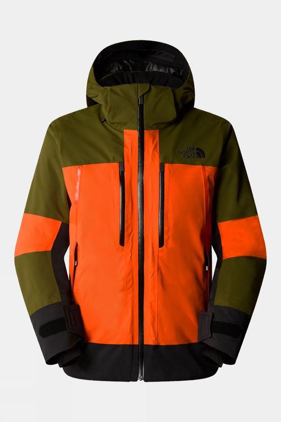 The North Face Mens Snowsquall Ski Jacket Orange Size