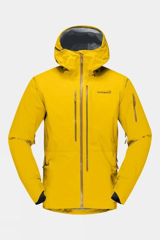 Norrona Mens Lofoten GTX Pro Jacket Dark Yellow Size