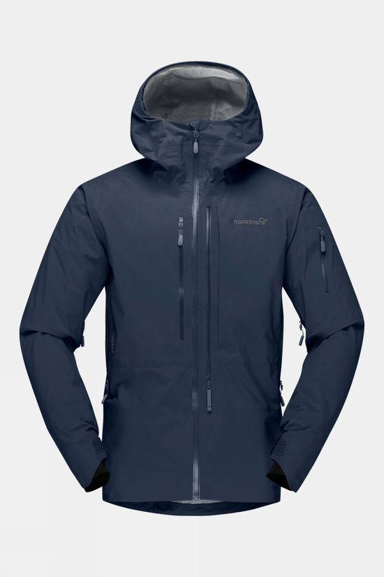 Norrona Mens Lofoten GTX Pro Jacket Indigo Blue Size