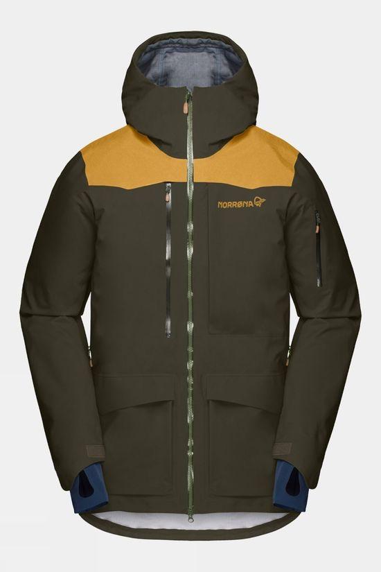 Norrona Mens Tamok GTX Performance Shell Jacket Dk Green Size