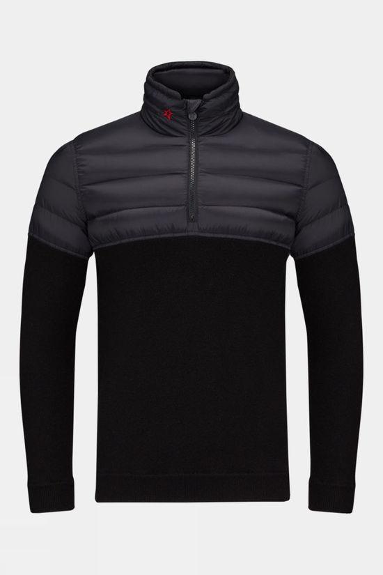 Perfect Moment Mens Apres Half Zip Fleece Black Size