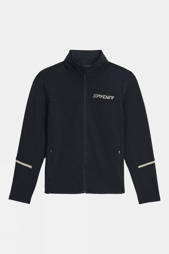 Spyder Mens Speed Half Zip Fleece Black Size