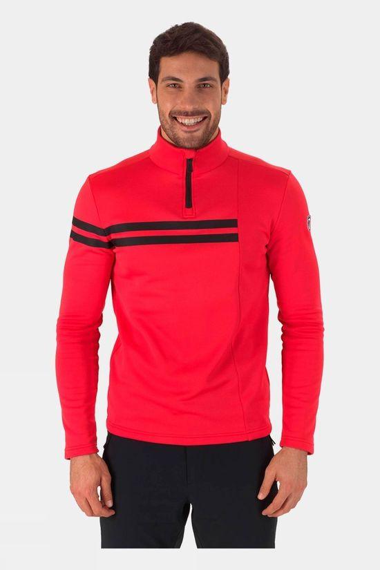 Rossignol Mens Resort Half Zip Top Red Size