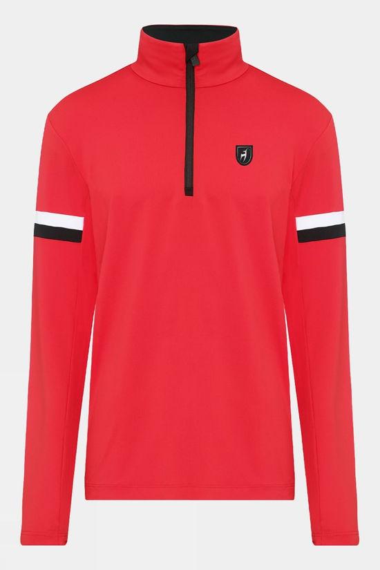 Toni Sailer Sports Mens Tomson Half Zip Top Red Size