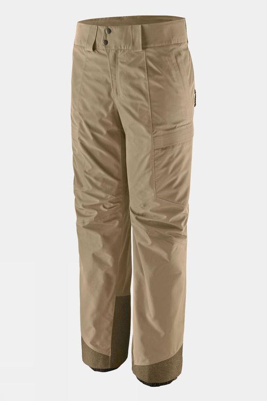 Patagonia Mens Insulated Powder Town Pants - Regular Dk Grey Size