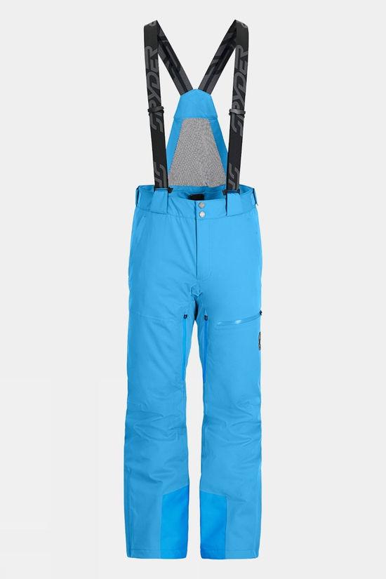 Spyder Mens Dare Ski Pants - Regular Blue Size