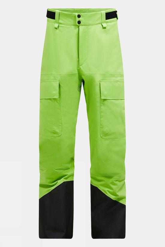 Peak Performance Mens Edge Insulated Ski Pants Lime Green Size