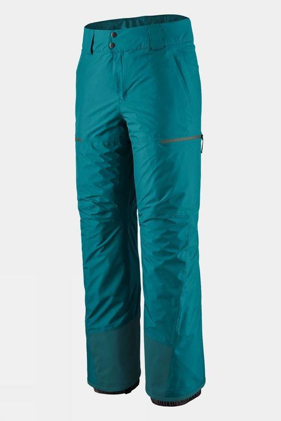 Patagonia Mens Powder Town Ski Pants - Regular Blue Size