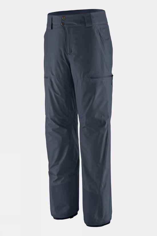 Patagonia Mens Powder Town Ski Pants - Regular Dk Blue Size