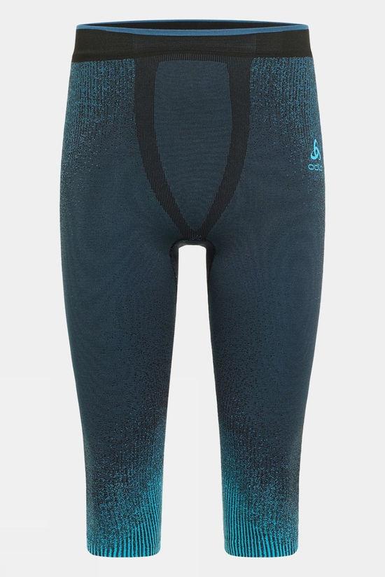 Odlo Mens Blackcomb Eco 3/4 Baselayer Bottoms Blue Size