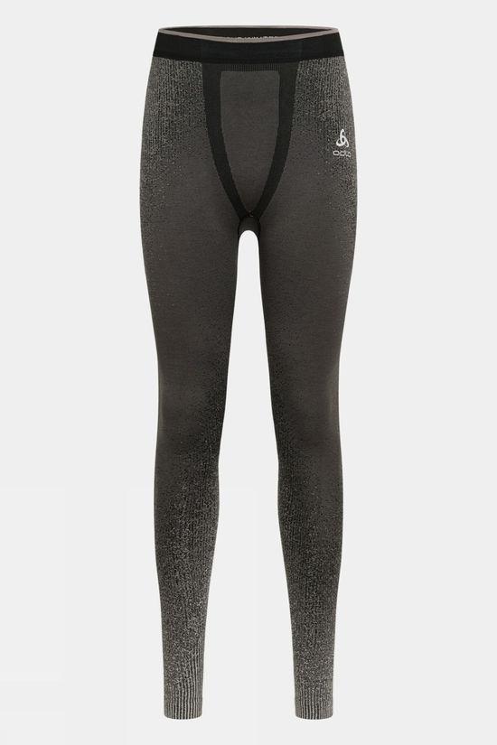 Odlo Mens The POW Blackcomb Baselayer Bottoms Black Size