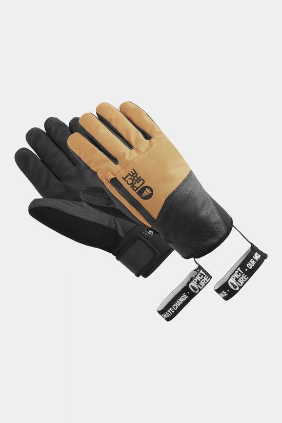 Picture Mens Madson Ski Gloves Mid Brown Size