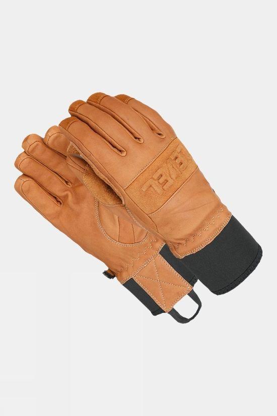 Level Mens Shaman Gloves Brown Size