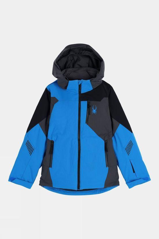 Spyder Kids Leader Jacket Blue Size