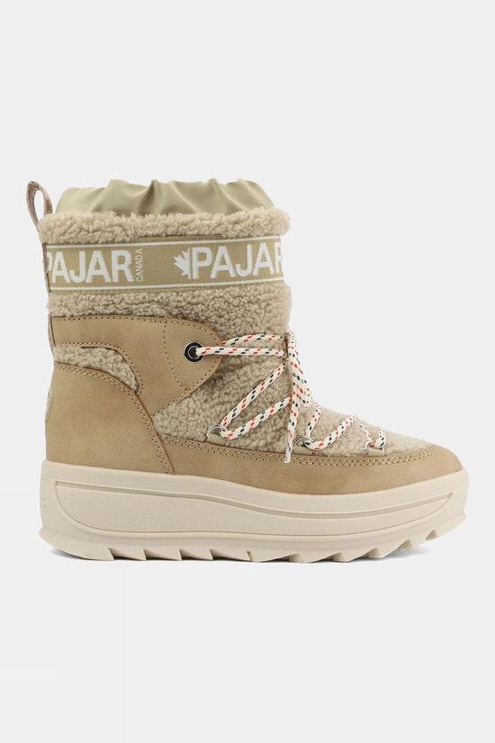 Pajar Womens Galaxy Lama Snow Boots Beige Size