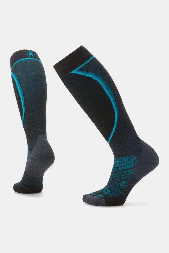 Smartwool Womens Ski Targeted Cushion OTC Socks Mid Blue Size